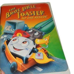 DISNEY'S THE BRAVE LITTLE TOASTER TO THE RESCUE VHS in original clamshell case